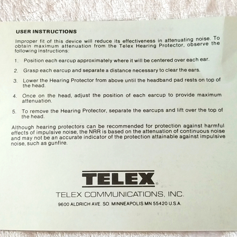 Electronics:Headsets :Hearing Protector - Picture 4 of 8